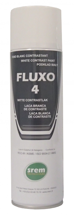 White contrast paint